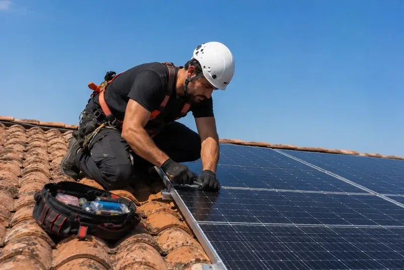 Maintenance et monitoring de panneaux solaires à Saint-Christophe-du-Ligneron