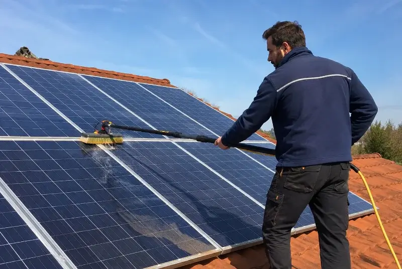Nettoyage et entretien de panneaux solaires à Saint-Christophe-du-Ligneron
